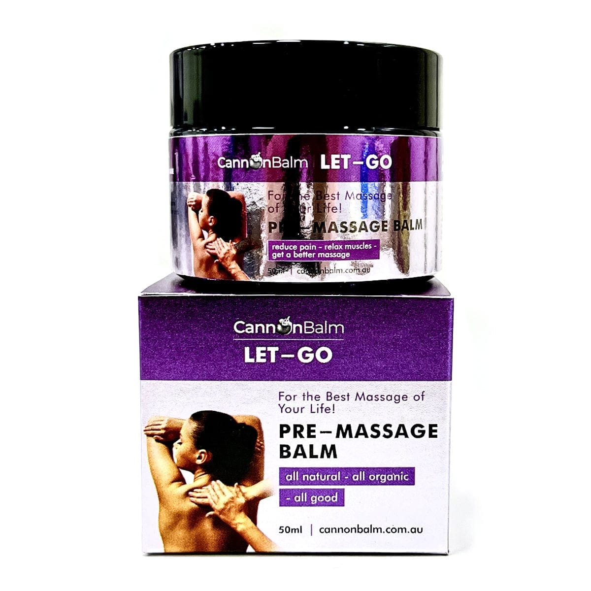 LET GO Pain Relieving Muscle Relaxant Pre Massage Balm