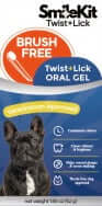 Smile Kit Twist+Lick Brush Free Oral Gel for Dogs