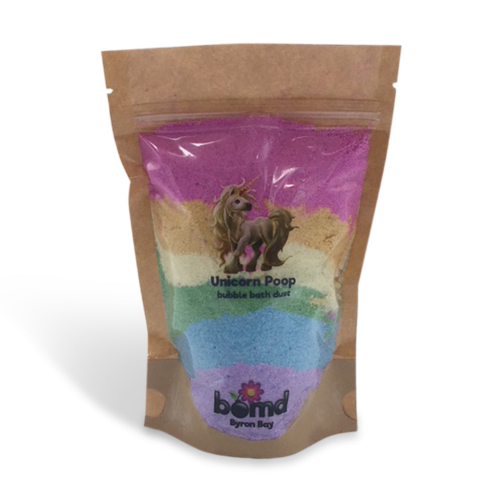 Unicorn Poop Magical Rainbow Fun Fizzy Bubble Bath Dust
