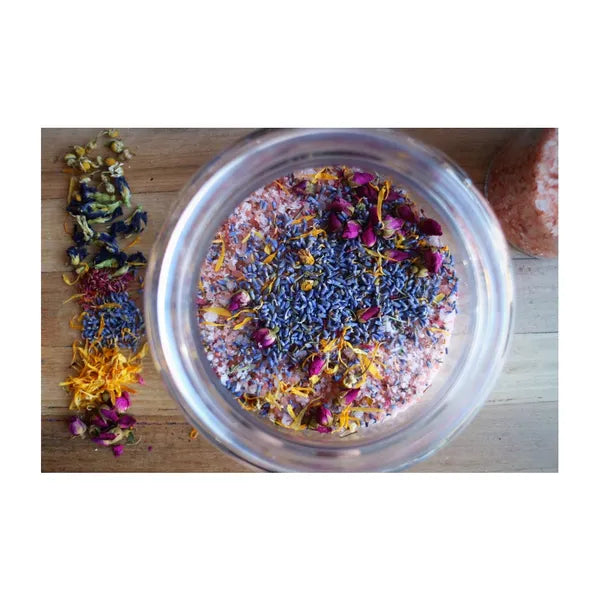 Handcrafted Botanical Bath Salts - 200 grams