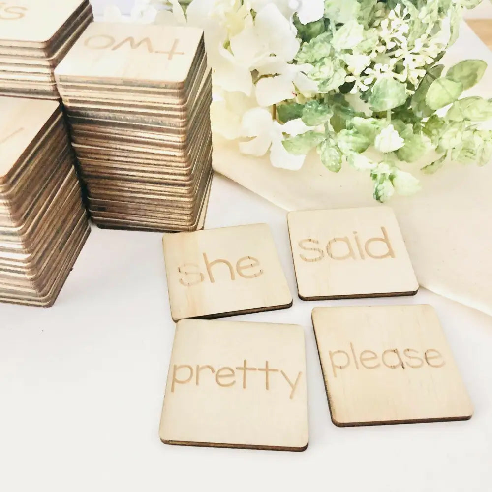 My First 110 Wooden Sight Words