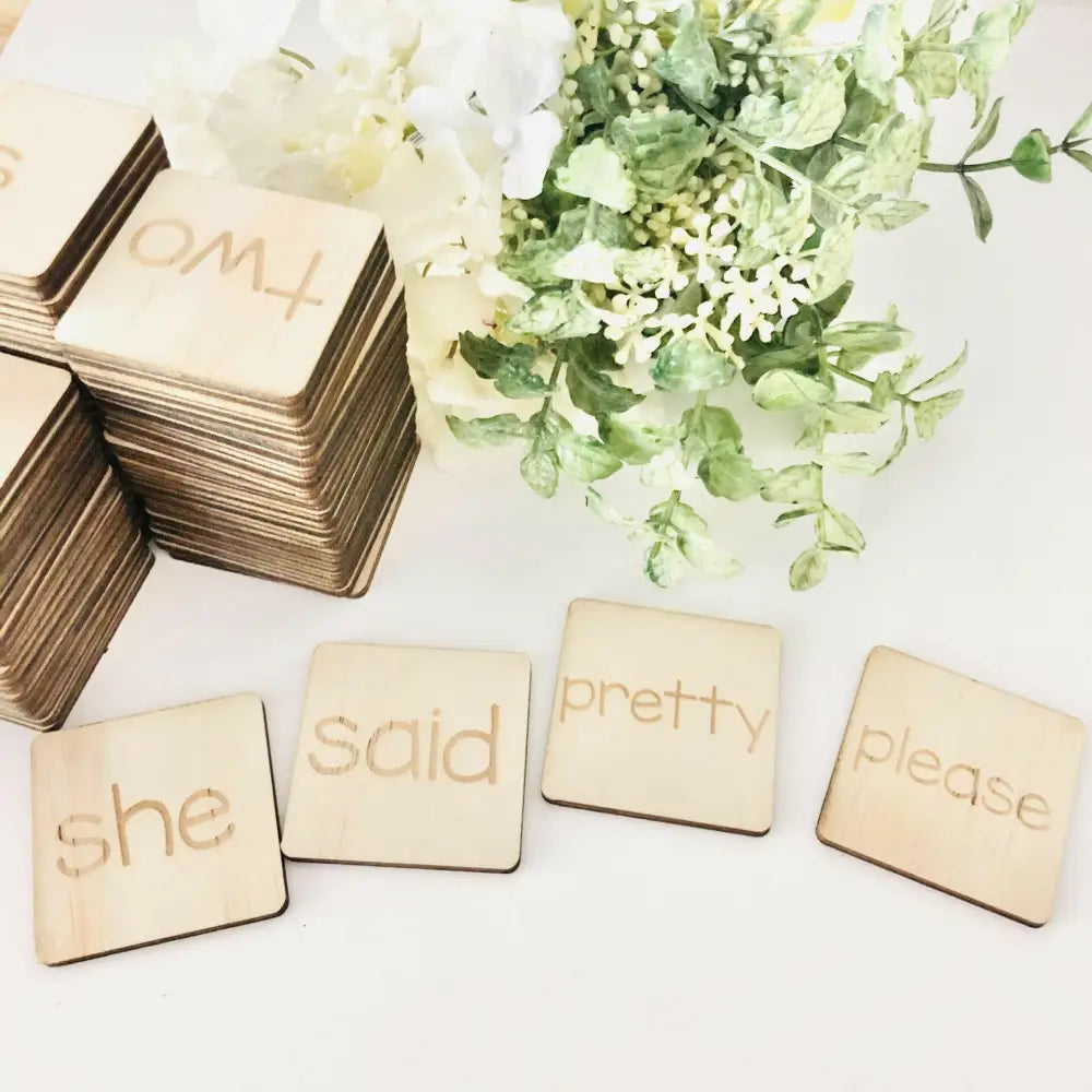 My First 110 Wooden Sight Words