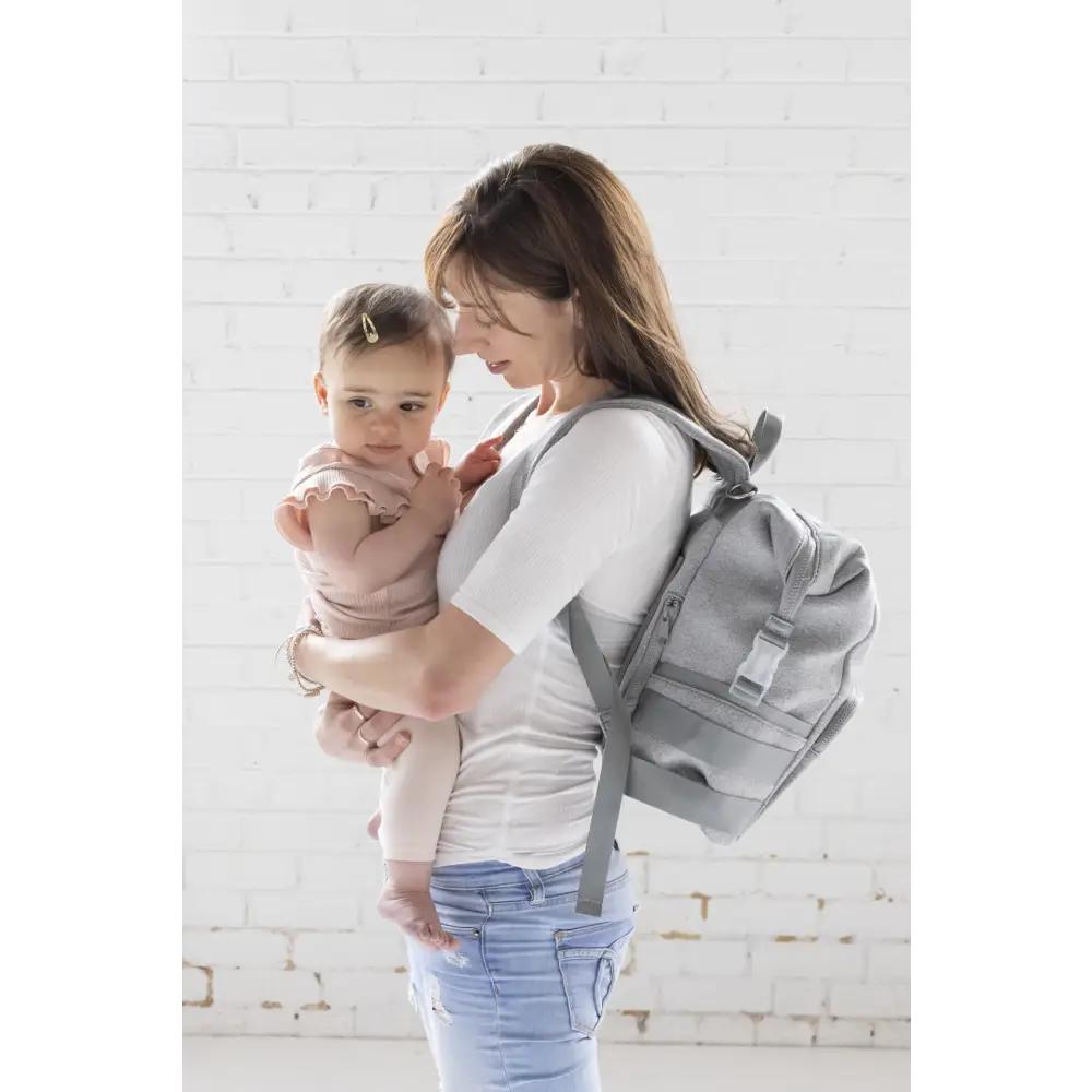 Neoprene Nappy Bag - Grey
