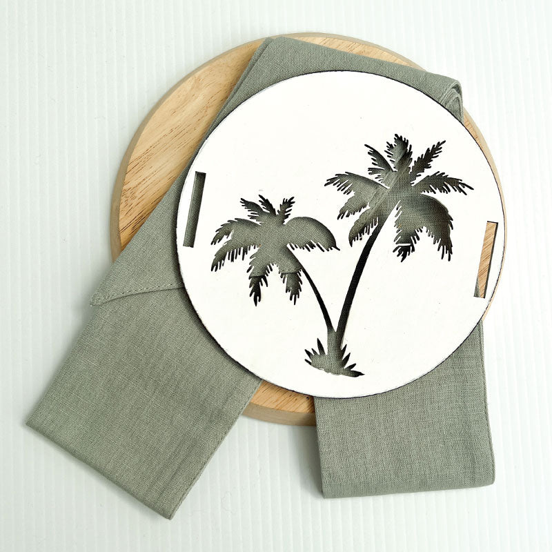 WHITE SAGE PALM CUSHION