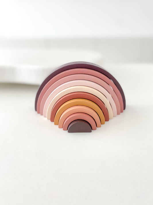 Wooden Rainbow Stacker