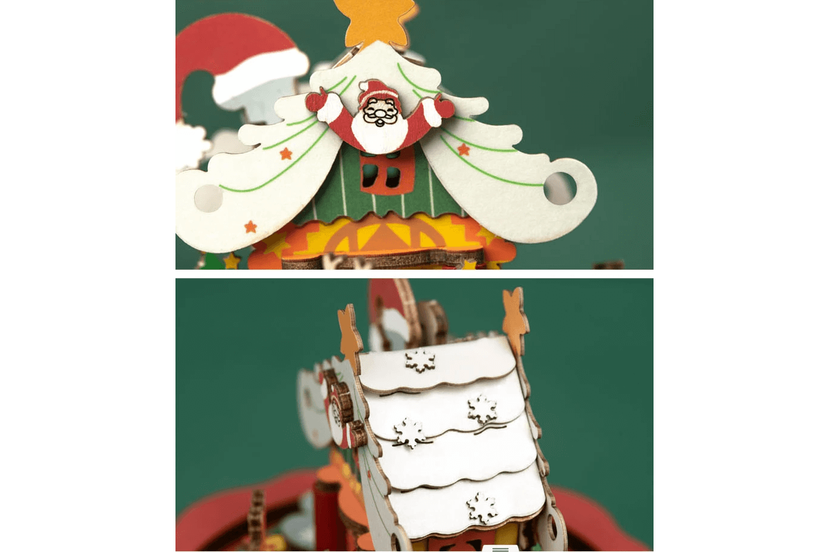 DIY 3D Vintage Music Box Puzzle | Handmade Building Craft | KidsToyLover
