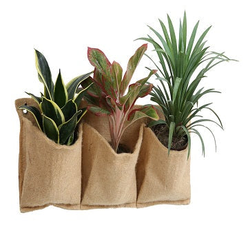 Outdoor Eco Friendly Jute Vertical Pockets (3 Pocket)