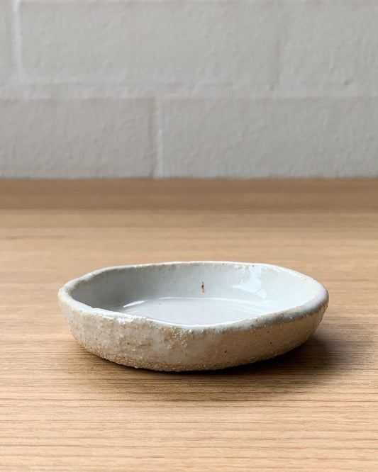 tiny plates - white