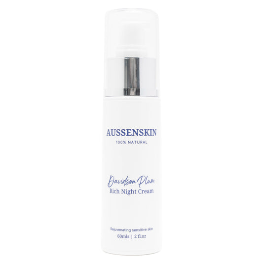Davidson Plum Rich Night Moisturiser - Rejuvenating Sensitive Skin - perfect for the neck and décolletage.