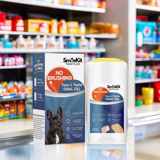 Smile Kit Twist+Lick Brush Free Oral Gel for Dogs