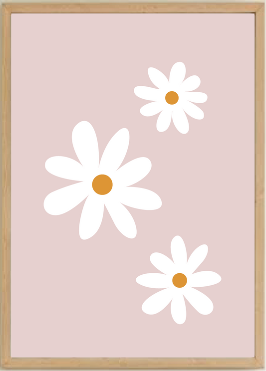 Simple Daisy Triple Print