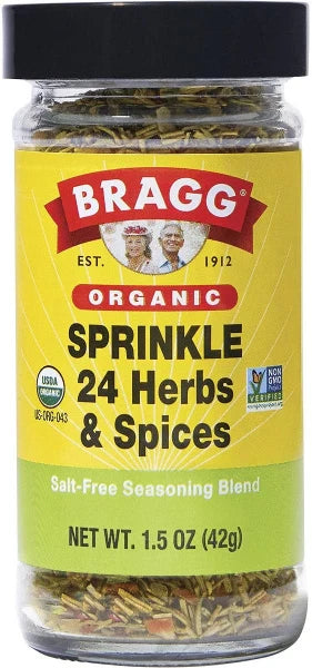 Bragg Seasoning Organic Sprinkle 24 Herb & Spices Salt-Free