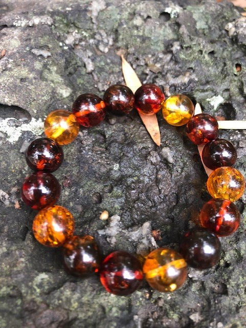 Men's Multi AMBER BRACELET 12 MM